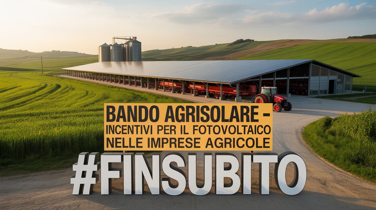Finsubito.org – Facility Parco Agrisolare: guida completa agli incentivi fotovoltaici per le imprese agricole, zootecniche e agroindustriali – #Retefin – Retefin – #Finsubito – Finsubito – #Adessonews